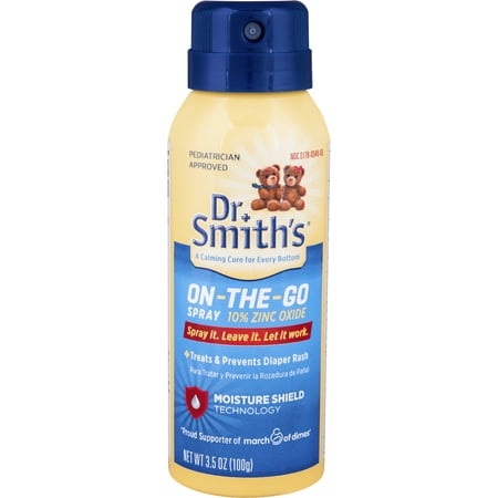 Dr. Smith's Diaper Rash Spray with 10% Zinc Oxide, 3.5