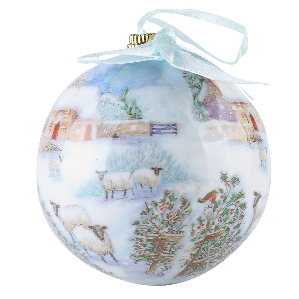 Winter Wonderland Collection Christmas Ball Indoor Decorative Ornament