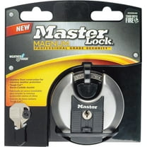 Master Lock 1-11/16" H x 1" W x 3-1/8" L Steel Ball Bearing Locking Shrouded Shackle Padlock