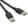 thumbnail image 1 of ACCL 3Ft USB3.0 A-Male to A-Male Black, 10 Pack, 1 of 1
