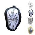 thumbnail image 3 of Cateissary Estante de , reloj de fusión de escritorio, sin tictac, silencioso, para el hogar, la oficina, el hogar, la oficina, el reloj para la Decoración del hogar negro, 3 of 6