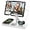 White, variant on 6 in 1 Wireless Charger for Apple Device, 30W Foldable Charging Station for ipad with Clock & 7 Color Ambient Light, Nightstand Wireless Charger for iPhone 16/15/14/iWatch Series/AirPods 4/3(Black)