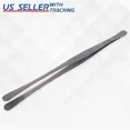 thumbnail image 3 of QUEST -2 Pcs Kitchen Tweezer 12? Straight & Round Tip Set Long Food Tongs Chef Diy Tool, 3 of 4