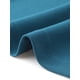 thumbnail image 5 of INSPIRAR CHIC Blusas Peplum para Mujeres de Manga 3/4 con Cinturón Elegante para Trabajo XL Azul Lago, 5 of 6