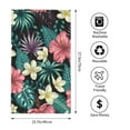 thumbnail image 4 of Disketp Green Tropical Leaves Print Bathroom Towels,Cotton Towel,Soft Towels For Kitchen And Bath, 4 of 9