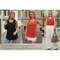 thumbnail image 6 of MOYIKO Womens Summer Tank Tops Sleeveless T Shirt Casual Loose Fit Tunic Blouses, 6 of 7
