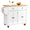 White-Standard, variant on RichYa Kitchen Island with Storage, Rolling Kitchen Cart with Lockable Wheels, Rubber Wood Tabletop Kitchen Island Table for Kitchen, Living Room, White