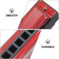thumbnail image 3 of WHAMVOX 1 Pce Instrument de Musique Harmonica en Métal 10 Trous Blues avec Couvercle en Cuivre Rouge, 3 of 8