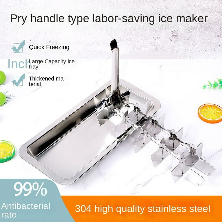 Large Stainless Steel Ice Cube Tray - Retro Style — Bar Products