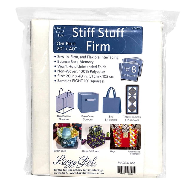 Estabilizador Lazy Girl Designs Joan Hawley Stiff Stuff 50 cm x 100 cm