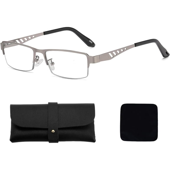Ultra-Light Multi-focal Photochromic Reading Glasses, Color-Changing Anti-Blue Light Glasses