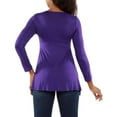 thumbnail image 3 of Women's Long Sleeve Scoop Neck Tunic Top, 3 of 4