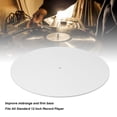 thumbnail image 4 of Acrylic Turntable Mat Antistatic Shock Absorption Platter Slip Mat for Standard 12 Inch  Record Player, 4 of 7