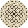 thumbnail image 1 of Ahgly Company Indoor Square Patterned Moccasin Beige Area Rugs, 3' Square, 1 of 6
