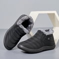 thumbnail image 4 of Zapatos de algodón de gran tamaño 35-47, cálidos, antideslizantes, informales, ligeros, impermeables, con paraguas, botas de nieve de PU, 4 of 5