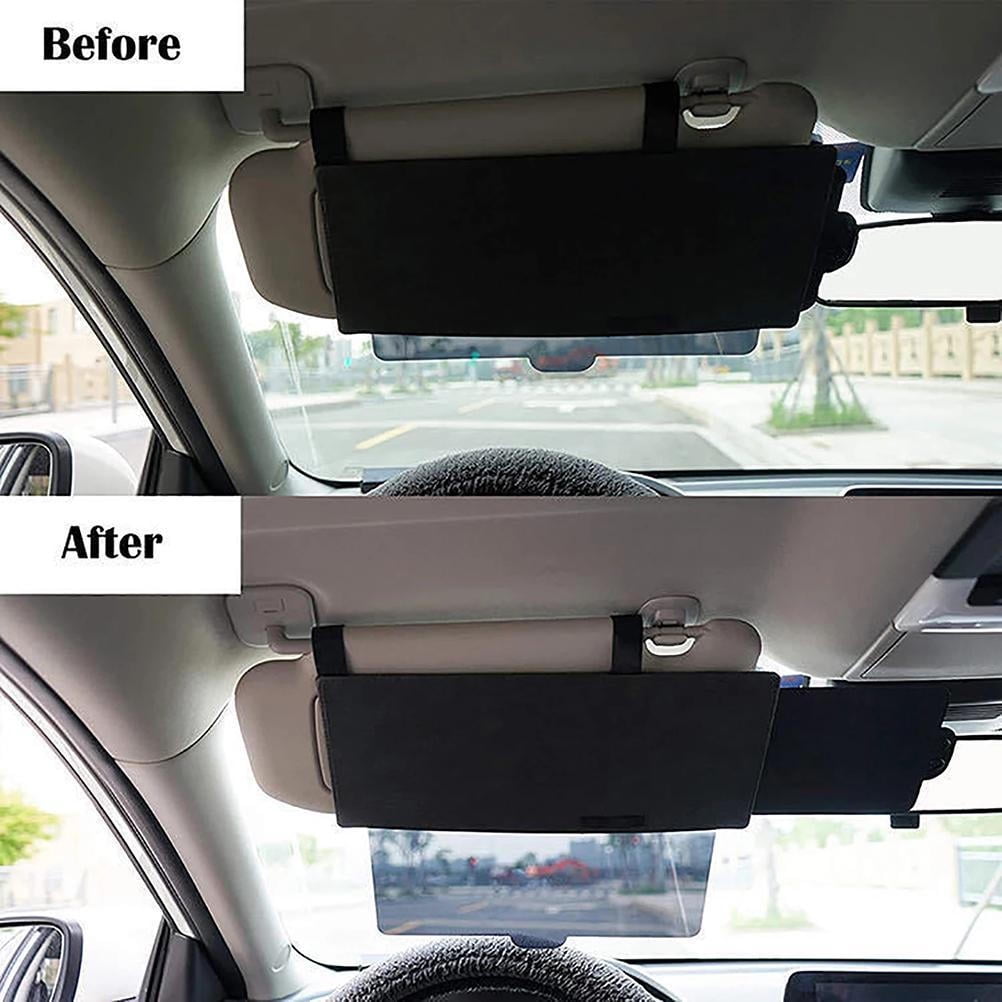 Anti-glare Car Window Sun Visor Extender Visor Sunshade UV Blocker See Through 