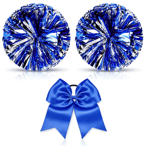 Omlopp 3 Pcs Cheer Pom Poms for Cheerleading, Sports, Parties & Events