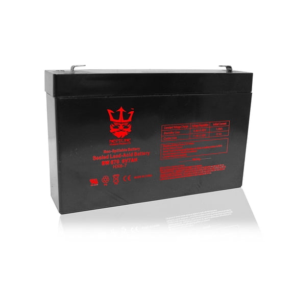 Exide SRB-6V5 6V 7Ah SLA Replacement Emergency Lighting battery by Neptune