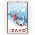 thumbnail image 3 of Snowboarder Scene, Idaho (24x36 Giclee Gallery Art Print, Vivid Textured Wall Decor), 3 of 3