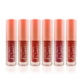 thumbnail image 2 of Set de brillo labial mate de terciopelo satinado | No se adhiere a la copa | Brillo acuoso duradero y no se desvanece | Textura suave y transpirable | Cobertura uniforme y lisa | 6 tonos | 3 g cada, 2 of 9