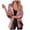 Pink, variant on sertiohcv Womens Blazers Women Jacket Casual Long Sleeve Glitter Party Shiny Lapel Coat Outerwear Black,Size S