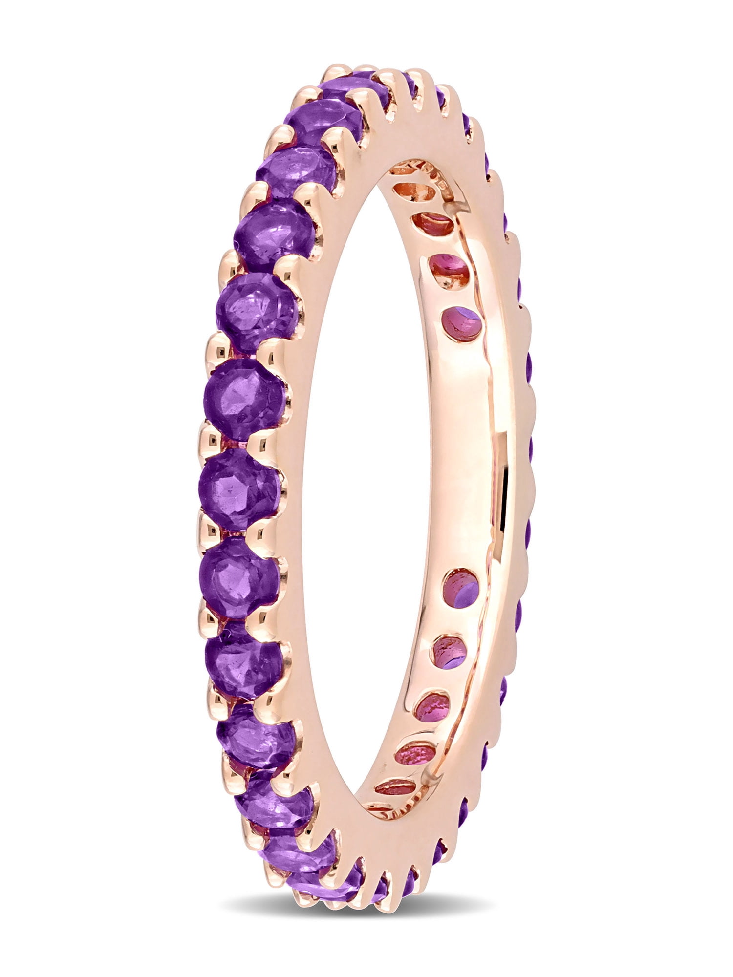 Everly Women's Amethyst 10k Rose Gold Ring
