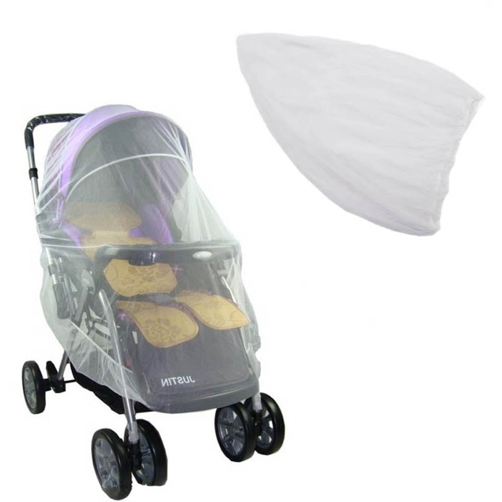 Summer Safe Baby Carriage Fly Insect Full Cover Mosquito Net Polyester Mesh 