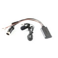 thumbnail image 1 of 150CM Length Bluetooth Adapter Audio Music AUX Cable+Microphone For Kenwood 13-pin CD Stereo, 1 of 9