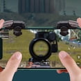 thumbnail image 2 of CRAFTHROU 1Pair Sturdy Black Mobile Game Controller Trigger Compact Lightweight Game Handle Accessories, 2 of 4