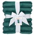 thumbnail image 5 of Mainstays Kids Soft Channel Green Faux Fur Throw, 50" x 60", 5 of 6