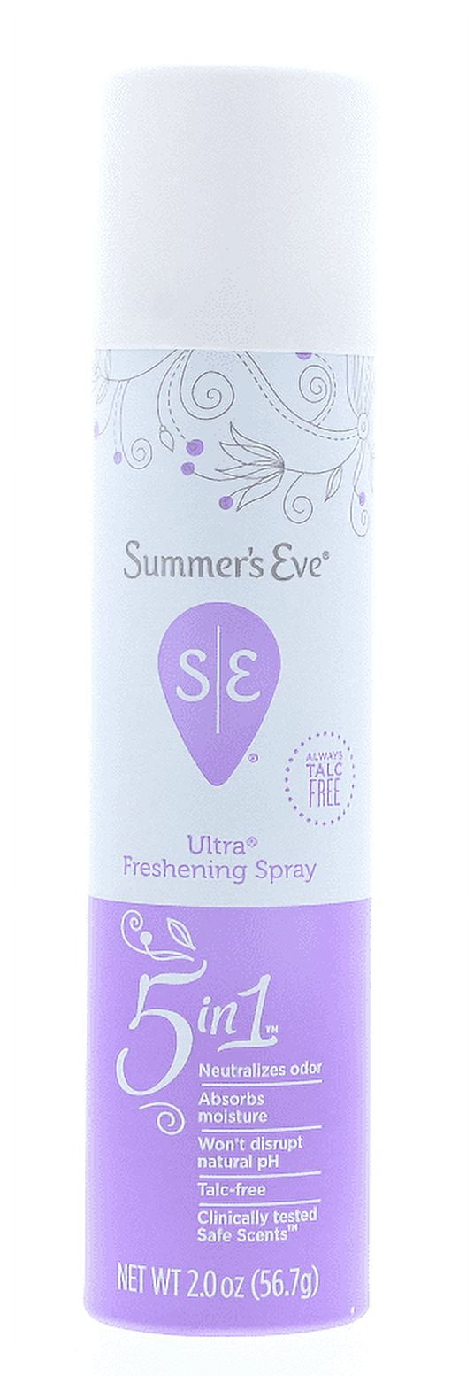 Summer's Eve Feminine Deodorant Spray Ultra Extra Strength 2 oz (Pack of 6)