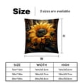 thumbnail image 5 of Sunflower seamless printing Velvet Throw Pillow Covers Set of 2 - 16x16, 18x18, 20x20 Inches - Unique Patterns - Bed Pillow Inserts Included for Various Occasions, 5 of 6