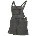 thumbnail image 3 of Femmes Denim Robe Bretelles Jupe Réglable Salopette Bavoir Jupe Jeans Combinaison avec Poches, 3 of 6