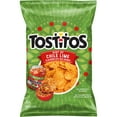 thumbnail image 2 of (3 pack) Tostitos Hint of Chili Lime Flavored Tortilla Chips, 11 oz Bag, 2 of 7