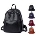 thumbnail image 2 of Lady Backpack Fashion Solid Color All- match Casual Backpack Travel Backpack, 2 of 10