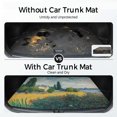 thumbnail image 2 of Universal Car Trunk Mat 29"x39", Nature Scenery Waterproof Cargo Liner, Non-Slip Durability Cargo Mat, Farmhouse Country House Trees River Sky All Weather Rear Trunk Protector for Car SUV, 2 of 9