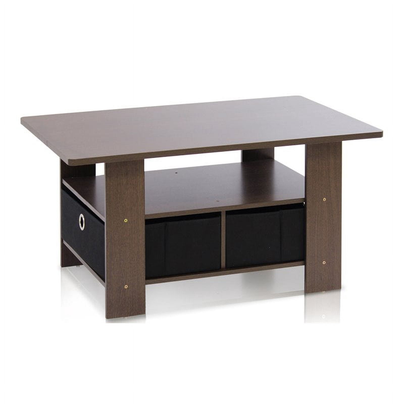 Furinno Coffee Table w/Bin Drawer