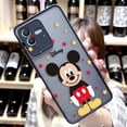 thumbnail image 4 of Matte Case for VIVO V25 V23E V23 V21 V20 V19 V17 V15 V11 Z1 Z6 T1 PRO 5G Case Funda Capa Shell Mickey Minnie Mouse Anime Cartoon, 4 of 5