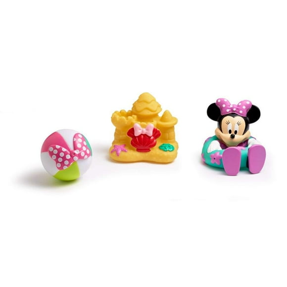 The First Years Disney Minnie Mouse Jouets de Bain pour Bébé - Jouets Moelleux pour Bain, Piscine et Tous les Jours - 3 Unités