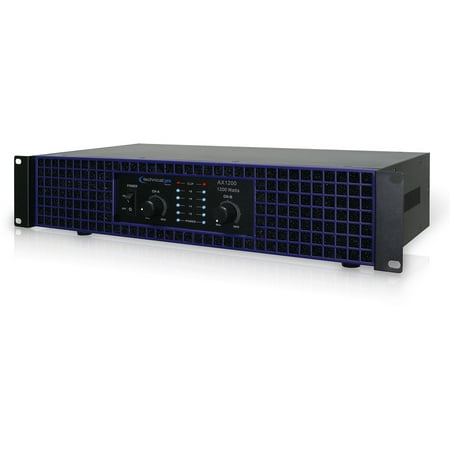 New Technical Pro AX1200 1200 Watt 2-Channel Amplifier 2U Rack DJ Power Amp