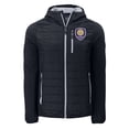 thumbnail image 2 of Men's-Cutter & Buck  Black Orlando City SC Rainier Primaloft Eco Full-Zip Hybrid Hooded Jacket, 2 of 3