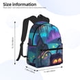 thumbnail image 2 of Pofeuu Cute Fuzzy Fantasy Creatures Print Laptop Backpack Travel Canvas Backpack for School Lightweight and Comfortable Backpack College Backpack Schoolbag, 2 of 6