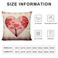 thumbnail image 5 of JEUXUS Valentines Pillow Covers, Pink Valentine's Day Pillow Covers with Love Heart Stripes Love You Cute Throw Pillows Case for Couch Sofa, Home Office Valentine Decorations, 5 of 5