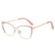 thumbnail image 1 of Gafas de sol metálicas con cristales planos que bloquean la luz azul, ideales para viajar, con acabado pintado., 1 of 4