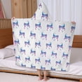 thumbnail image 5 of Galaxy Unicorn Pattern Hooded Bath Towel，60"x35" for Ages 3 To 12 Kids, Quick Dry Lightweight Soft Microfiber Hood Beach Towel Cover Up for Kids, 5 of 7