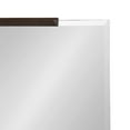 thumbnail image 4 of Kate and Laurel Erina Frameless Beveled Rectangle Wall Mirror, 20 x 31, Bronze, Tranisitional Modern Rectangular Mirror with Metal Accents for Bathroom Vanity Use, 4 of 8