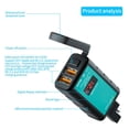 thumbnail image 4 of Cargador De Coche De 12-24V Con Voltímetro Digital Enchufe De Cargador De Vehículo Usb Dual Ip66 Adaptador De Carga De Coche Impermeable Para Barco Motocicleta Suv matsuzay VI009281-02, 4 of 7
