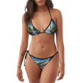 thumbnail image 1 of Fotbe Largemouth Bass Jumping Out of The Water Traje de Baño para Mujer de Dos Piezas – Bikini Sexy de Tirantes Tipo Halter con Diseño Triangular, 1 of 6