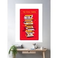 thumbnail image 2 of Funny The Pizza Tower Tarot Card Poster Wall Art, Modern Wall Decor For Living Room Bedroom, 12x18 UNFRAMED, 2 of 3