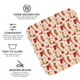 thumbnail image 4 of Lsque Dachshunds dogs pulls a hearts Pattern 4" Drink Coasters Set of 6, Leather Absorbent Coasters, Table Coaster Set Decorative Coffee Cup Coasters Housewarming Gift,Square, 4 of 7